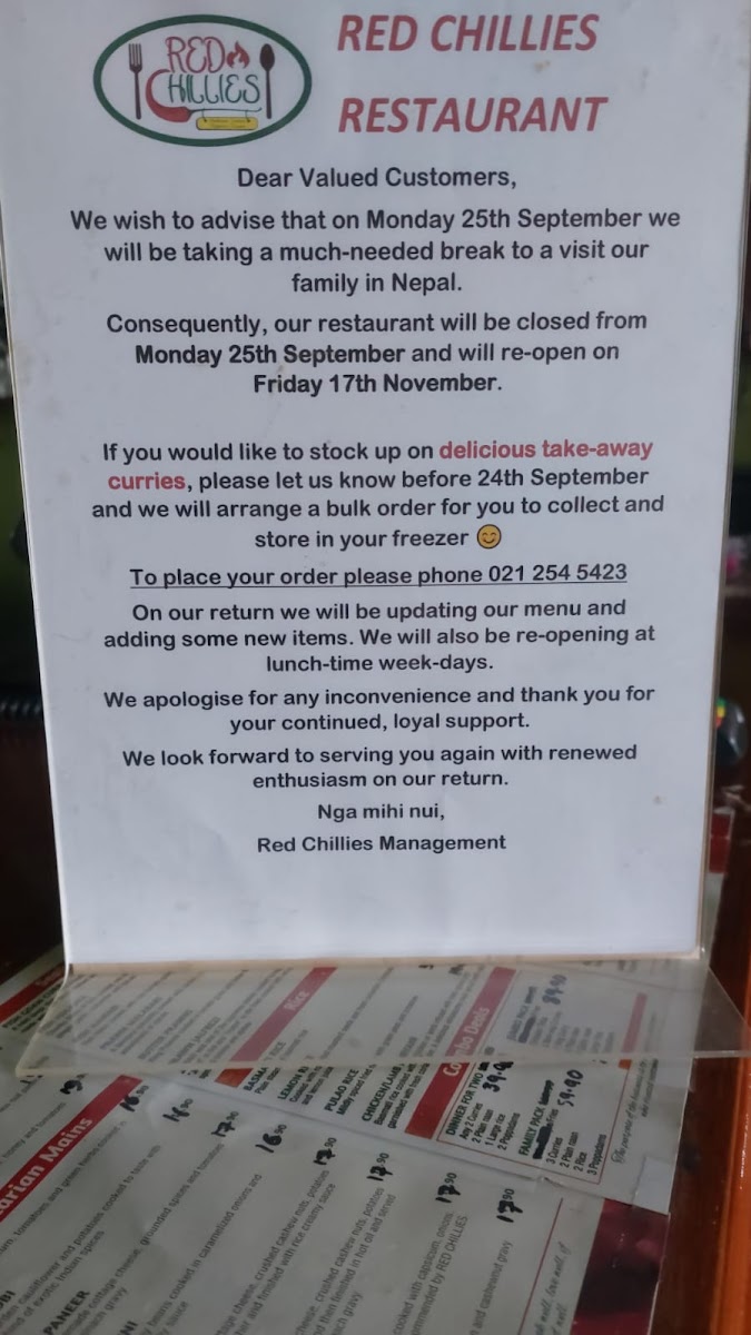 Menu The Bluemoon Restaurant And Bar-1